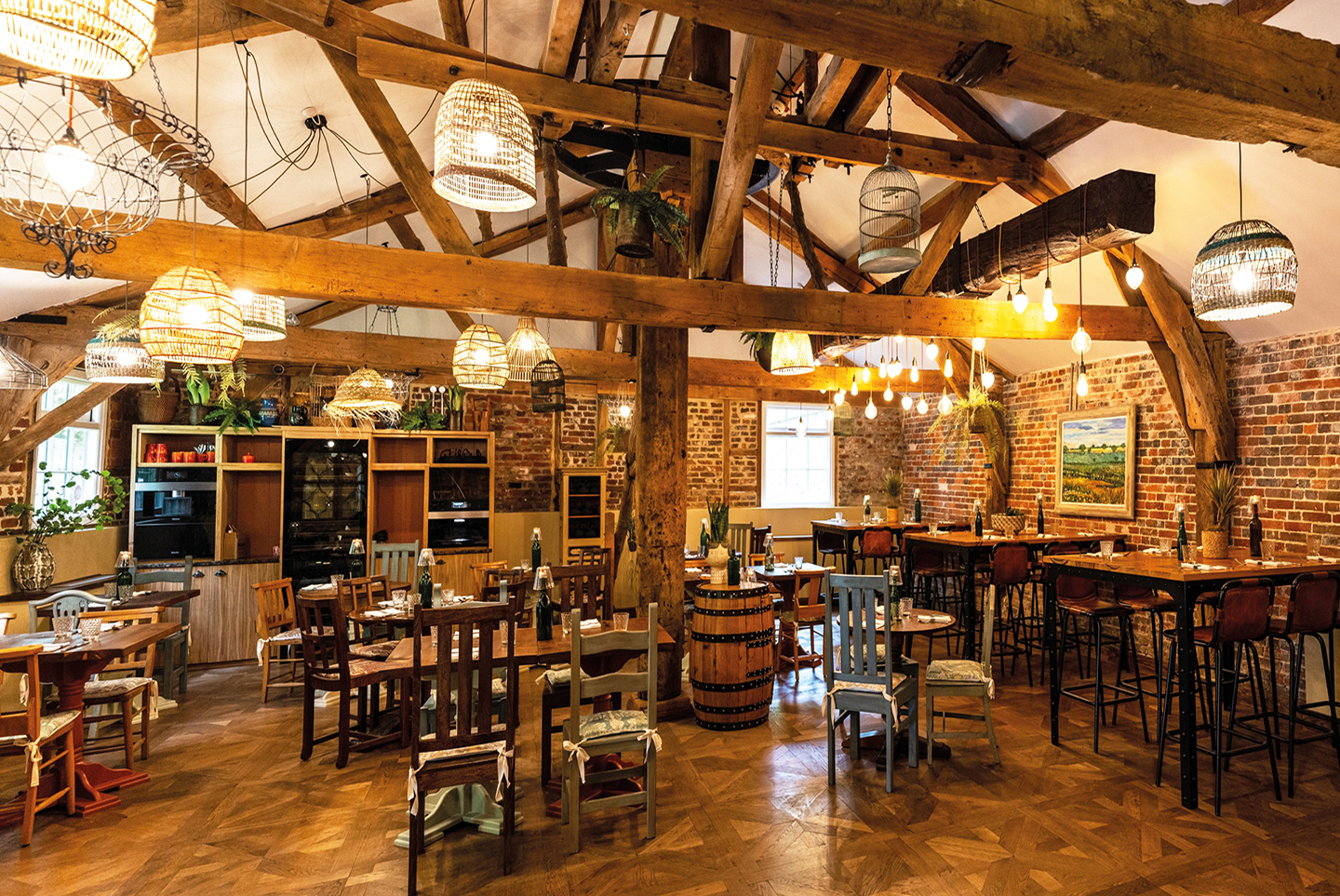 Country Hotel Restaurant Lighting, Winchester