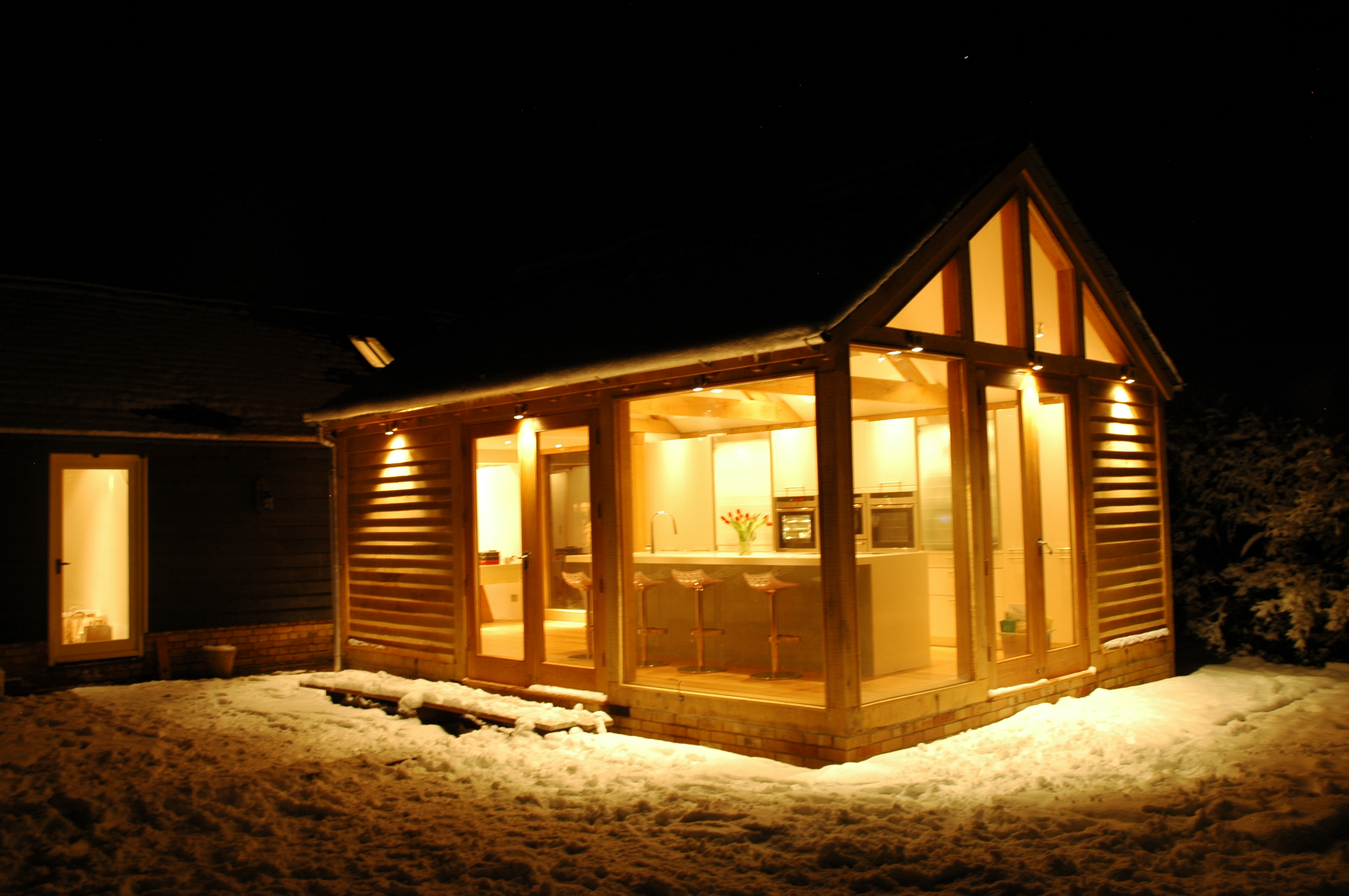 Modern Barn Conversion Lighting, Bedfordshire