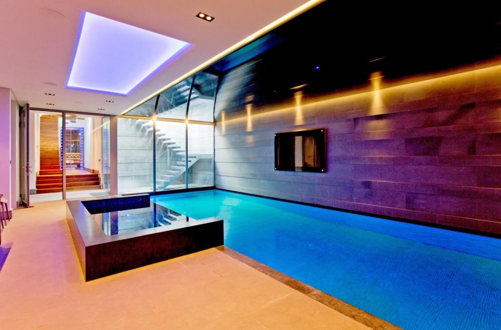 Lighting design for a Contemporary Basement Complex, London