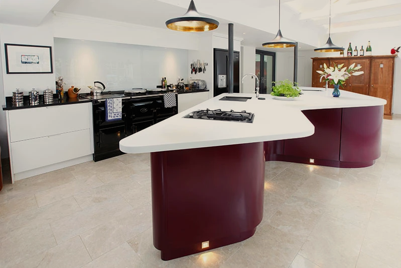 Contemporary Kitchen Diner Lighting, Warwickshire
