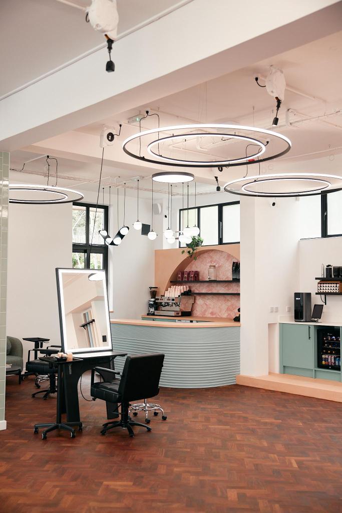 lighting design for hair photography studio london